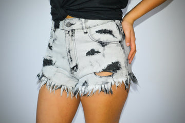 Slay The Fray Denim Shorts