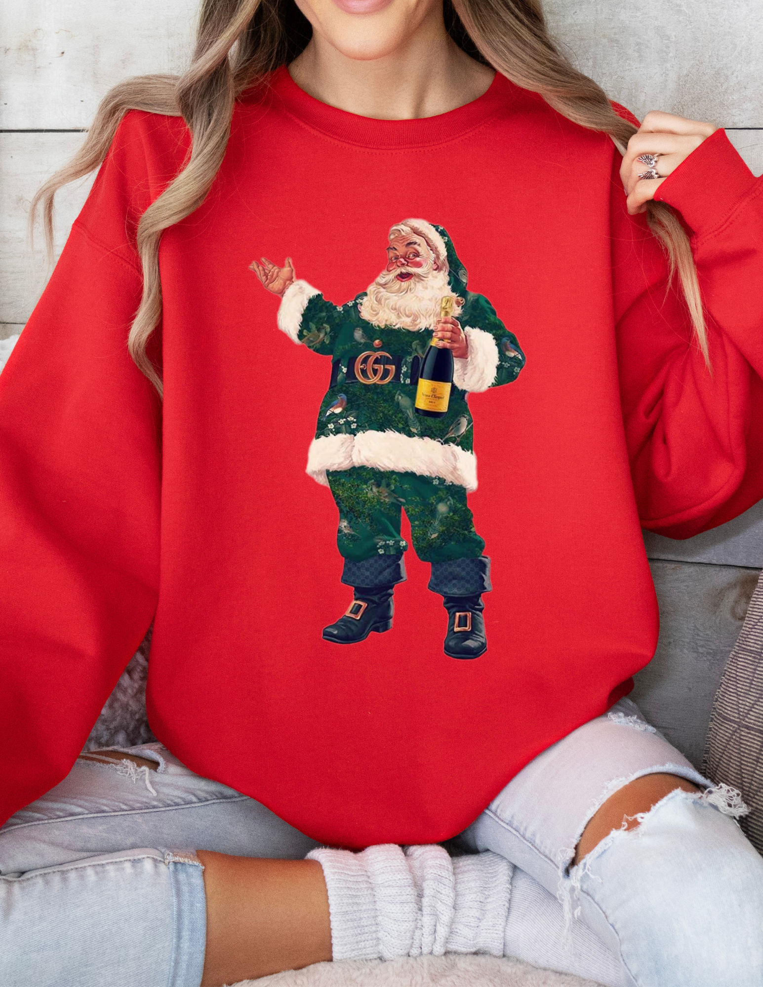 **PRE-ORDER** Boozy Santa Crewneck