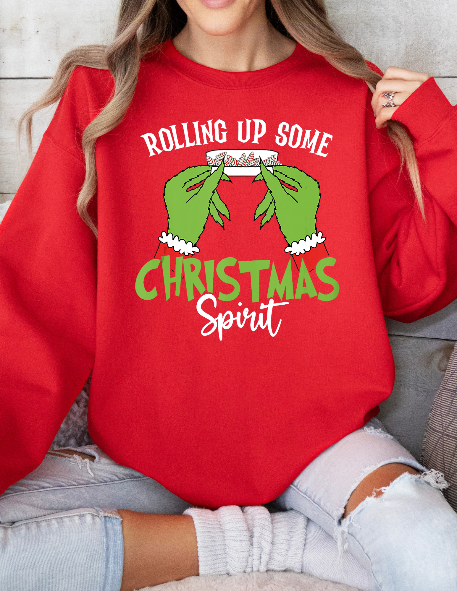 **PRE-ORDER** Rollin Christmas Spirit Crewneck