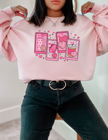 **PRE-ORDER** Cafecito y Chisme Valentines Crewneck