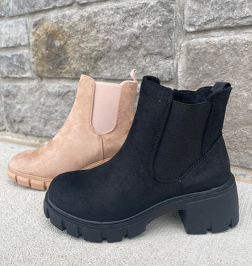 Suede Booties